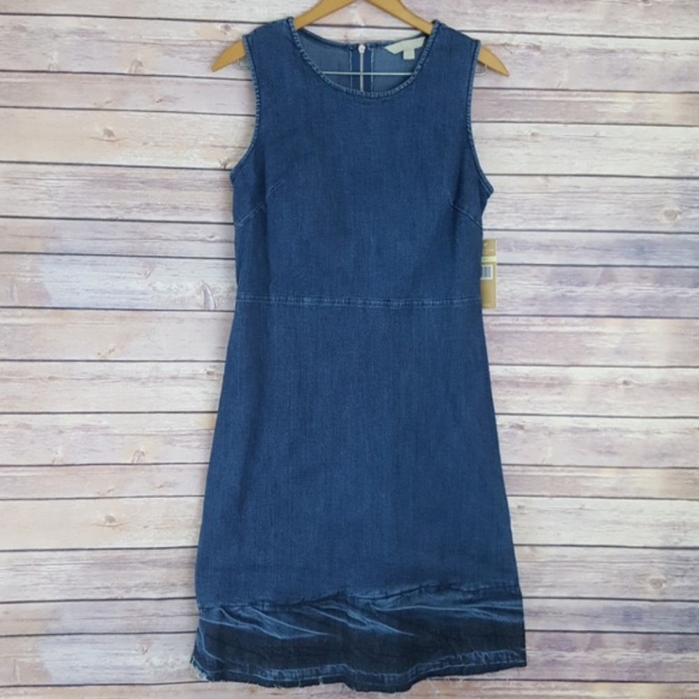 NWT Hope and Harlow Denim Sleeveless Dress